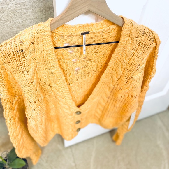 NEW Free People Sandstone Cardigan - Picture 2 of 5